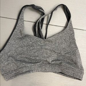ATHLETA sports bra grey